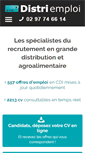 Mobile Screenshot of distri-emploi.com